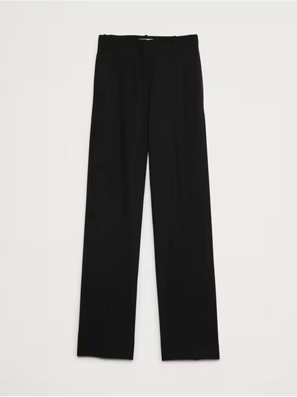 BANANA REPUBLIC HIGHRISE MODERN STRAIGHT ITALIAN LIGHTWEIGHT WOOL PANT 0 TROUSER